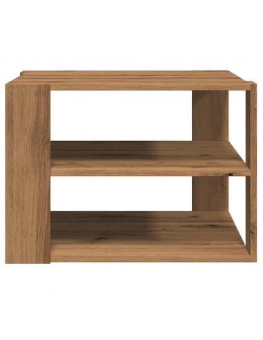 Tavolino Salotto Rovere Artigianale 58x58x40 cm in Truciolato