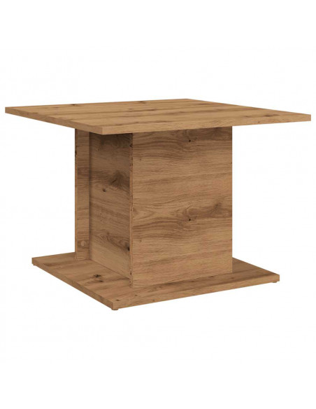 Tavolino Salotto Rovere Artigianale 55,5x55,5x40 cm Truciolato