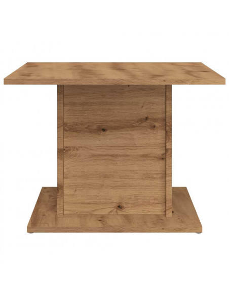Tavolino Salotto Rovere Artigianale 55,5x55,5x40 cm Truciolato