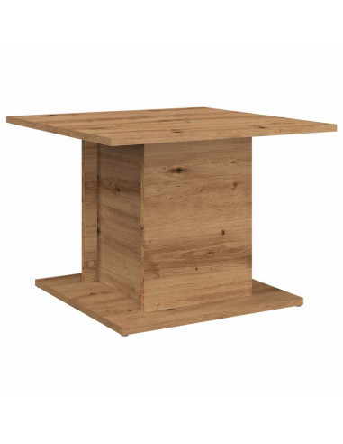 Tavolino Salotto Rovere Artigianale 55,5x55,5x40 cm Truciolato