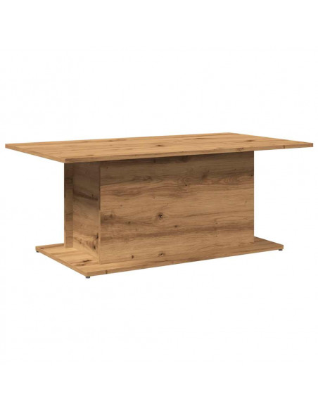 Tavolino Salotto Rovere Artigianale 102x55,5x40cm in Truciolato