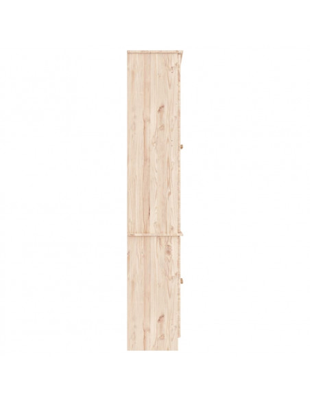 Vetrina ALTA 77x35x186,5 cm in Legno Massello di Pino