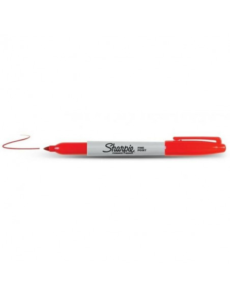 Sharpie Fine Point marcatore permanente Rosso Punta sottile