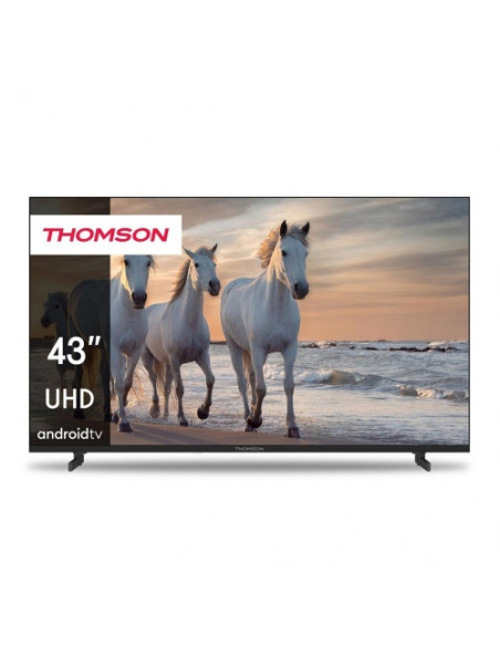 TV THOMSON LED 43" SMART TV 43UA5S13 ANDROID DVB-T2/S2 UHD CI+ 4XHDMI 2XUSB  TELECOMANDO RETRO ILLUMINATO VESA