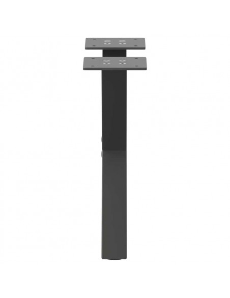 Gambe Tavolino Caffè a X 2 pz Antracite 40x(30-31)cm in Acciaio