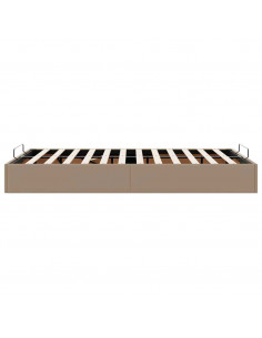 Struttura Letto Pouf senza Materasso 120x190 cm Similpelle