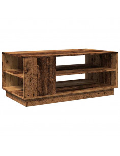 Tavolino da Salotto Legno Antico 102x55x43 cm Legno Multistrato
