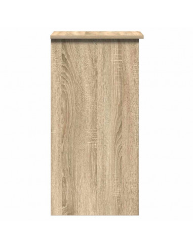 Scrivania e Ripiani Rovere Sonoma 84x40x78 cm Legno Multistrato