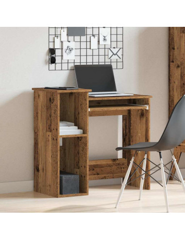 Scrivania Mensole Legno Vecchio 84x40x78 cm Legno Multistrato