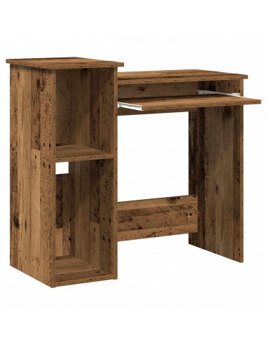 Scrivania Mensole Legno Vecchio 84x40x78 cm Legno Multistrato