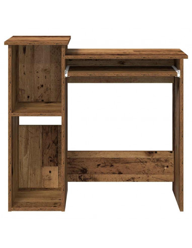 Scrivania Mensole Legno Vecchio 84x40x78 cm Legno Multistrato