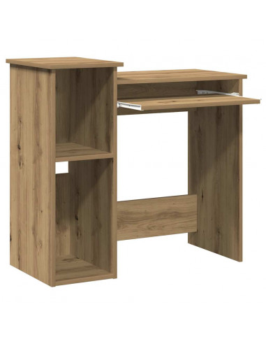 Scrivania Mensole Rovere Artigianale 84x40x78 cm Truciolato