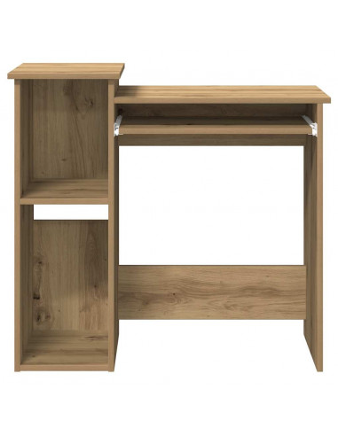 Scrivania Mensole Rovere Artigianale 84x40x78 cm Truciolato