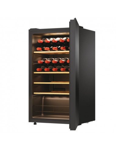 Haier Wine Bank 50 Serie 3 HWS34GGH1 Cantinetta vino con compressore Libera installazione Nero 34 bottiglia/bottiglie