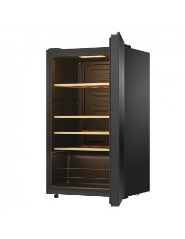 Haier Wine Bank 50 Serie 3 HWS34GGH1 Cantinetta vino con compressore Libera installazione Nero 34 bottiglia/bottiglie