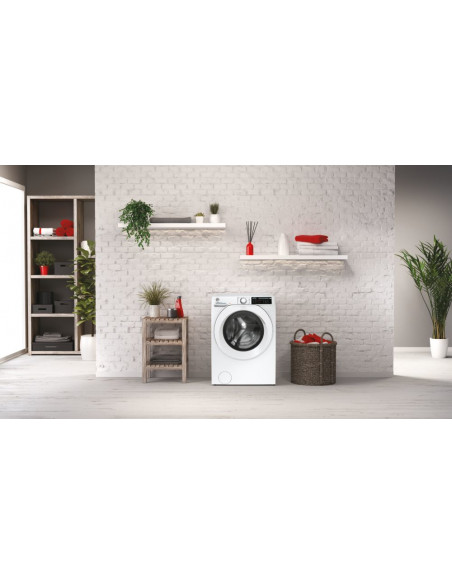 Hoover H-WASH 500 , Lavatrice Carica Frontale 8 KG, Classe A, 1200 giri, Bianco, Inverter, Vapore, Wi-Fi, HW 28AM/1-S