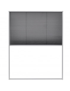 Zanzariera Plissettata per Finestre in Alluminio 80x100 cm 2