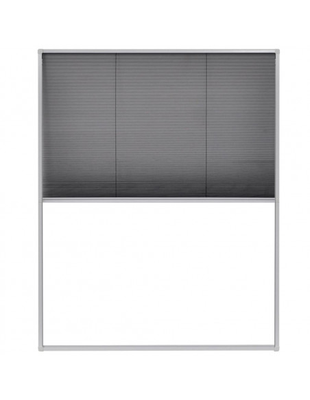 Zanzariera Plissettata per Finestre in Alluminio 80x100 cm