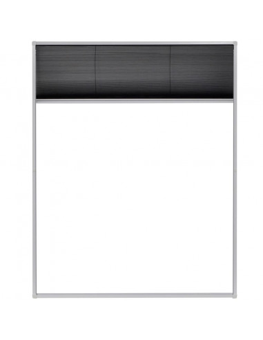 Zanzariera Plissettata per Finestre in Alluminio 80x100 cm