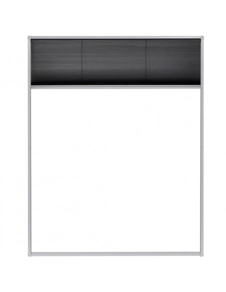Zanzariera Plissettata per Finestre in Alluminio 80x100 cm