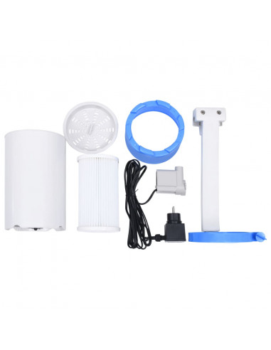 Skimmer Sospeso Piscina e Pompa Combinata con Adattatore 16 cm