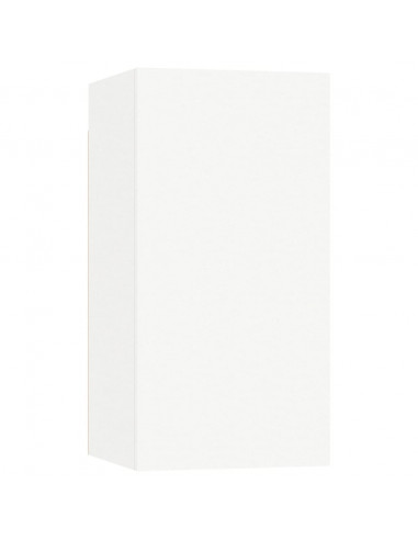 Set di Mobili Porta TV 6 pz Bianco in Legno Multistrato