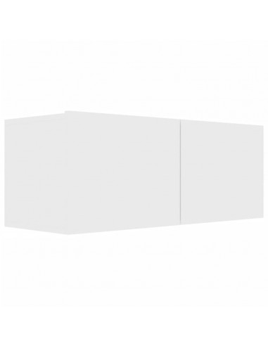 Set di Mobili Porta TV 6 pz Bianco in Legno Multistrato