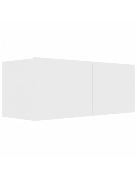 Set di Mobili Porta TV 6 pz Bianco in Legno Multistrato