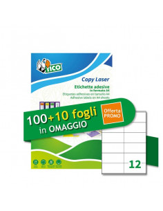 ETICH LASER 105X48 100PIU10 FF OMAG