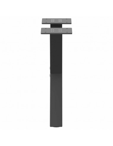 Gambe per Tavolino da Caffè a Forma di X 2 pz Antracite 30x(30-31) cm Acciaio
