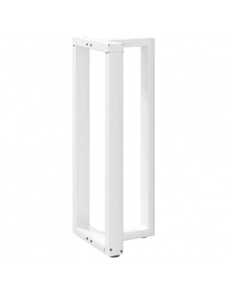Gambe Tavolo Bar a Forma T 2pz bianco 40x35x(101-102)cm Acciaio