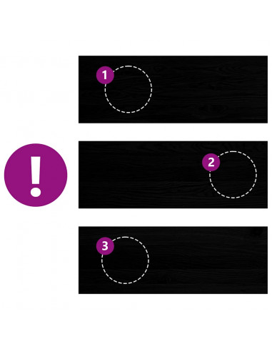 Gradini 16 pz Marrone Scuro 70x25x2 cm Legno Massello Rovere