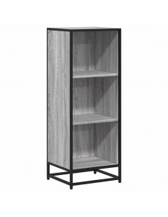 Libreria Grigio Sonoma 40x35x107,5 cm in Legno Multistrato