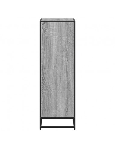 Libreria Grigio Sonoma 40x35x107,5 cm in Legno Multistrato
