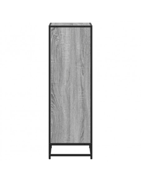 Libreria Grigio Sonoma 40x35x107,5 cm in Legno Multistrato