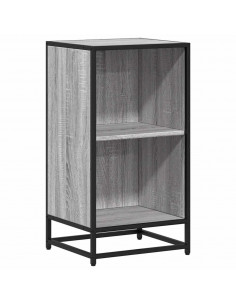 Libreria Grigio Sonoma 40x35x76 cm in Legno Multistrato