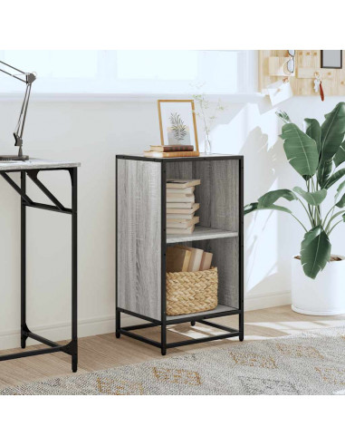 Libreria Grigio Sonoma 40x35x76 cm in Legno Multistrato