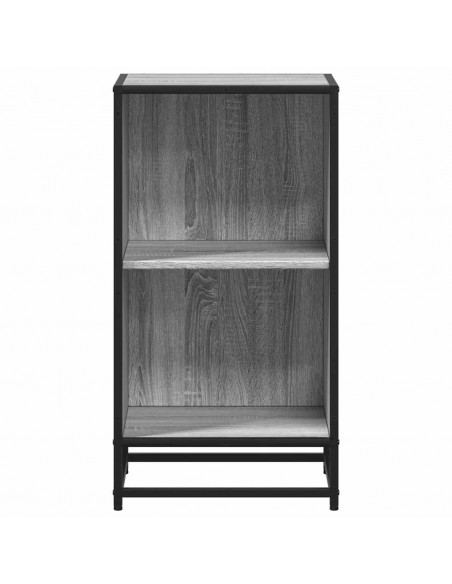 Libreria Grigio Sonoma 40x35x76 cm in Legno Multistrato