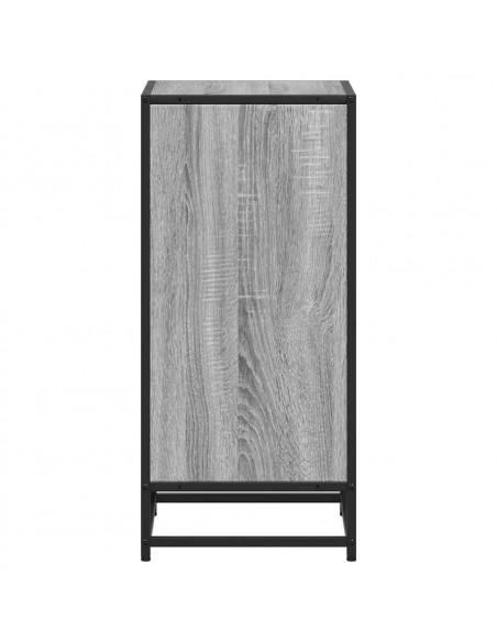 Libreria Grigio Sonoma 40x35x76 cm in Legno Multistrato