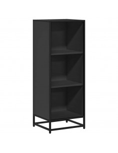 Libreria Nera 40x35x107,5 cm in Legno Multistrato