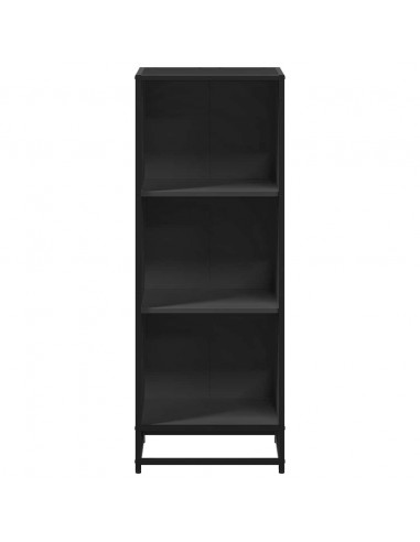 Libreria Nera 40x35x107,5 cm in Legno Multistrato