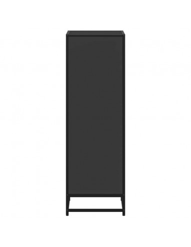 Libreria Nera 40x35x107,5 cm in Legno Multistrato