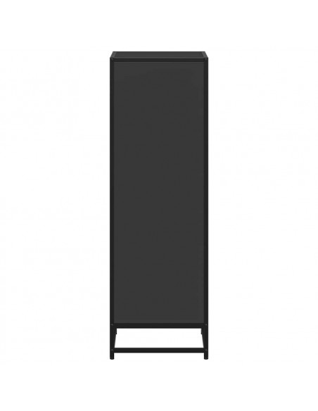 Libreria Nera 40x35x107,5 cm in Legno Multistrato