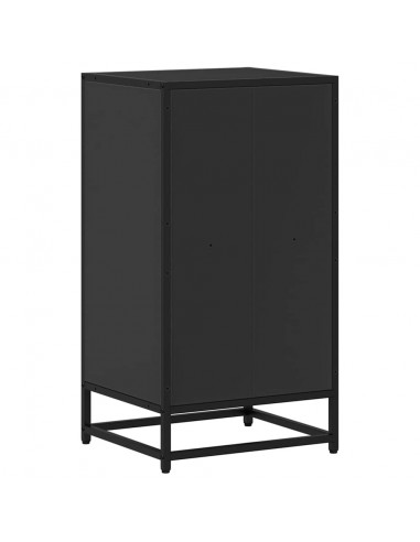 Libreria Nera 40x35x76 cm in Legno Multistrato