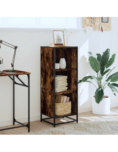 Libreria Rovere Fumo 40x35x107,5 cm in Legno Multistrato