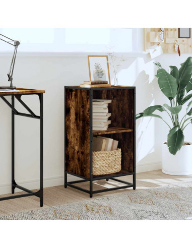 Libreria Rovere Fumo 40x35x76 cm in Legno Multistrato