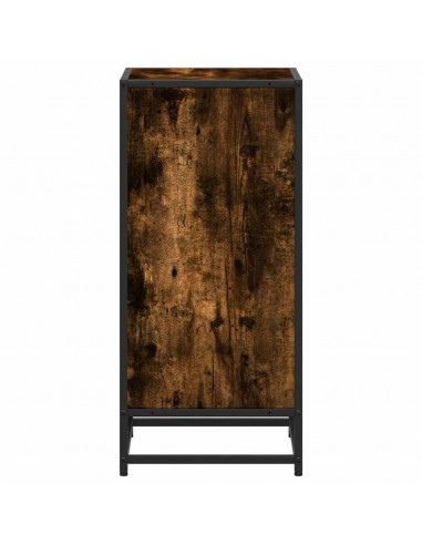 Libreria Rovere Fumo 40x35x76 cm in Legno Multistrato