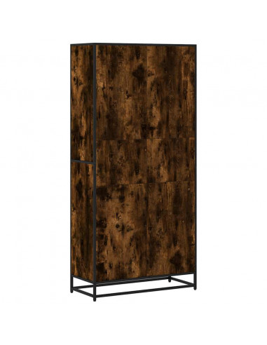 Libreria Rovere Fumo 80,5x35x170,5 cm in Truciolato