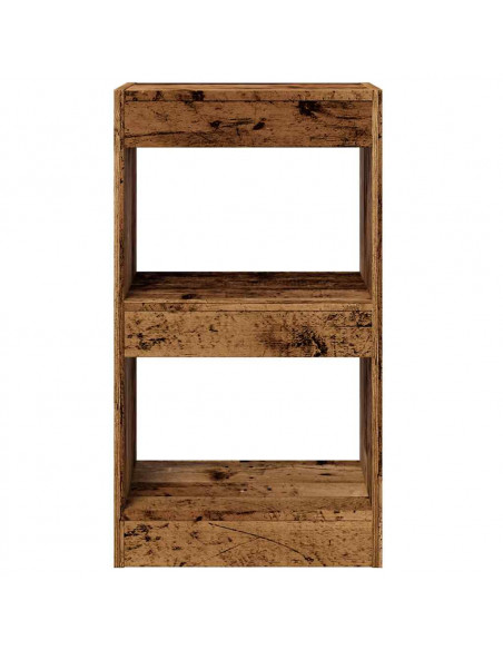 Libreria/Divisorio in Legno Vecchio 40x30x72 cm