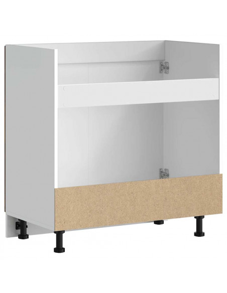 Mobile base lavello Kalmar Rovere Fumo 80x46x81,5 cm Truciolato